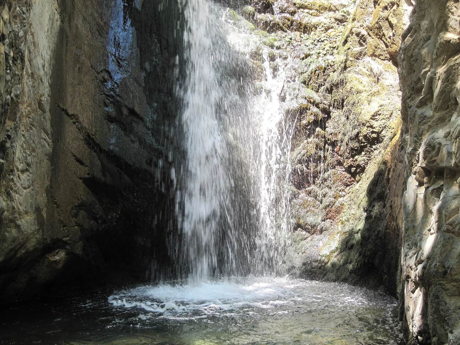 Millomeris waterfall near Pano Platres