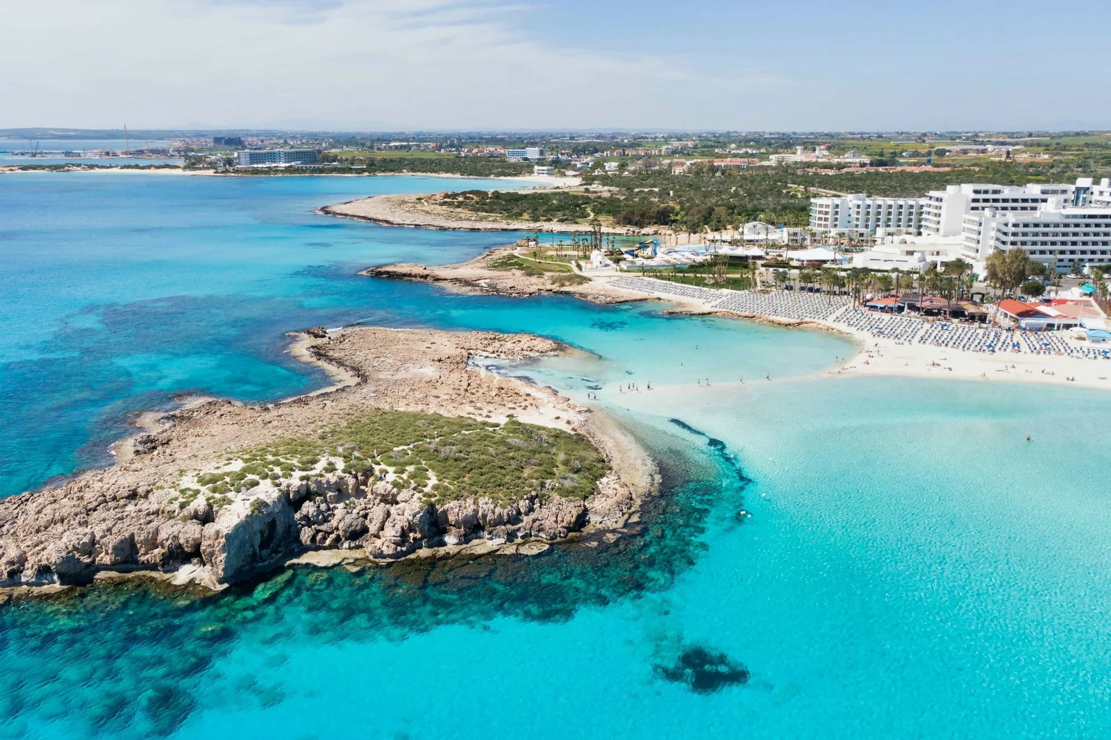 Turquoise water at Nissi Beach, Ayia Napa