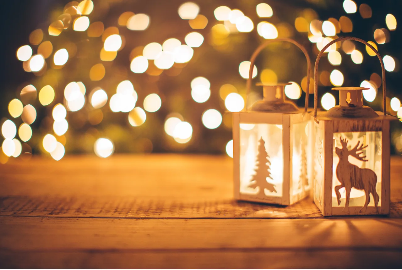 Christmas lights and decorations in Limassol