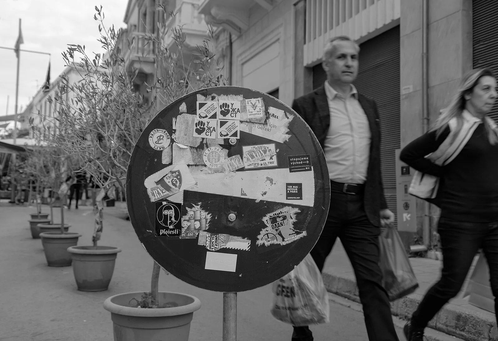 Ledra Street crossing point in Nicosia