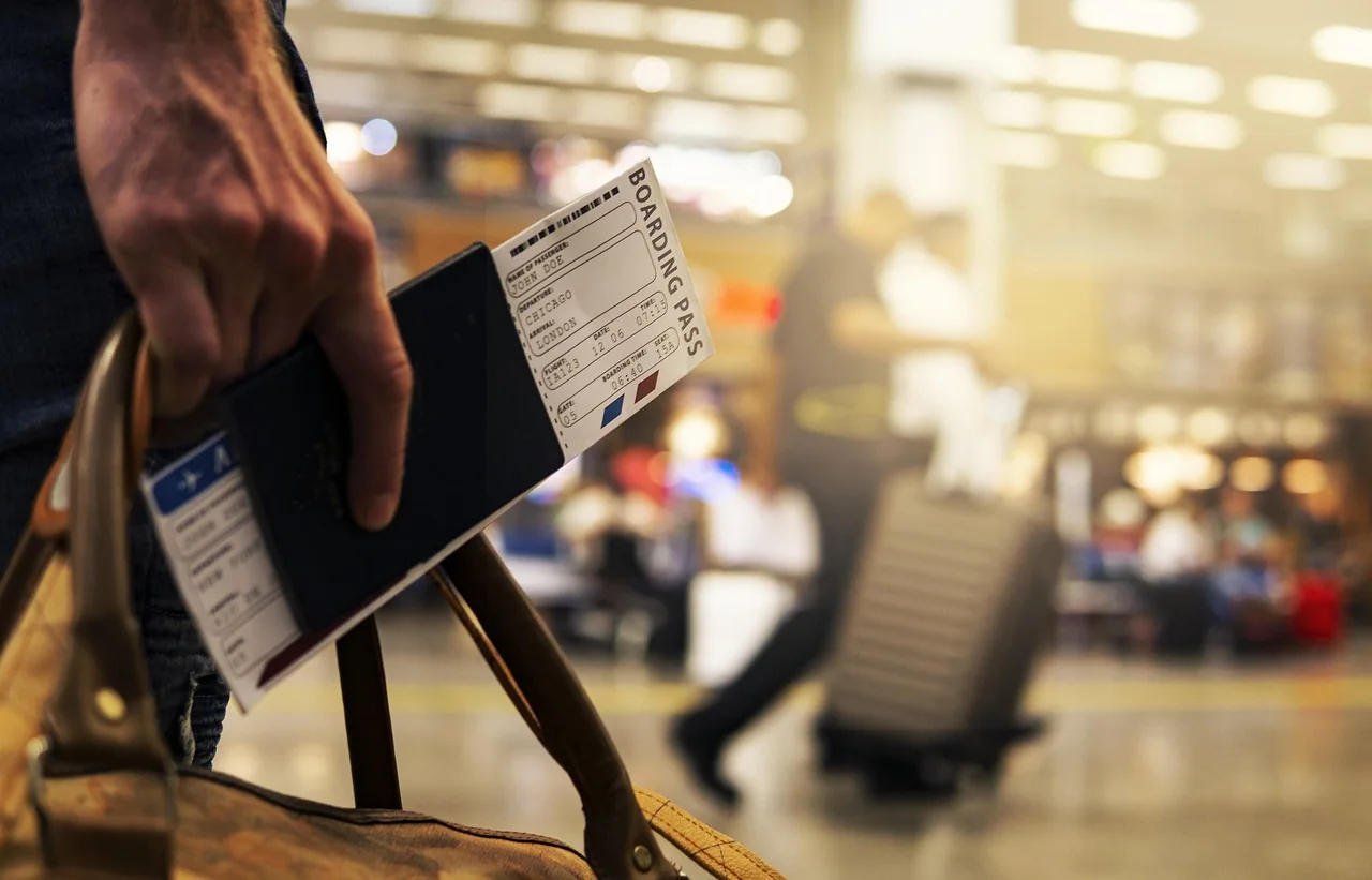 Passport and calendar for counting days spent in Cyprus for tax residency
