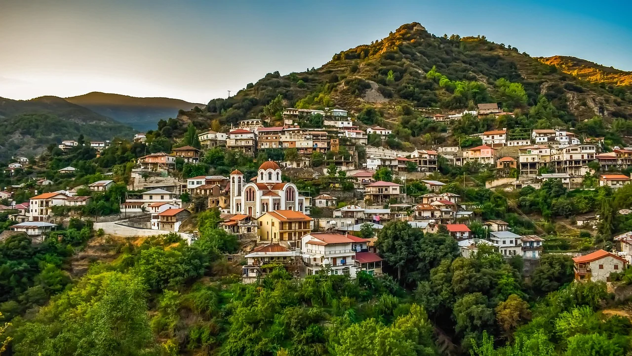 Banner image of Kyperounta Christmas village in the Troodos mountains