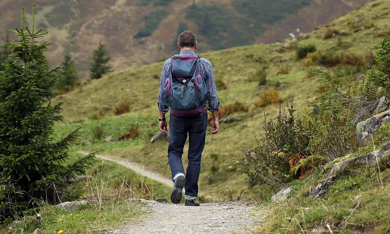 Hiking trail in the Troodos mountains, Cyprus
