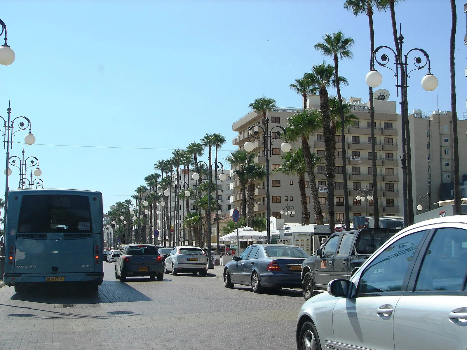 Larnaca seafront where Kataklysmos is celebrated