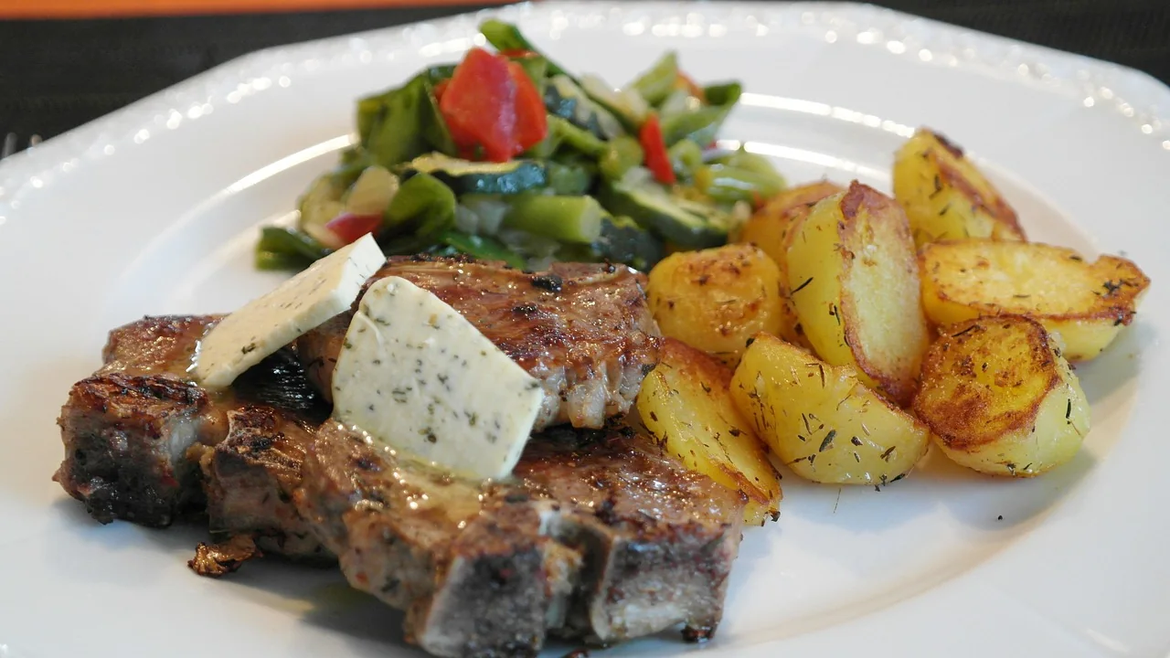 Slow-cooked Cypriot kleftiko lamb with potatoes