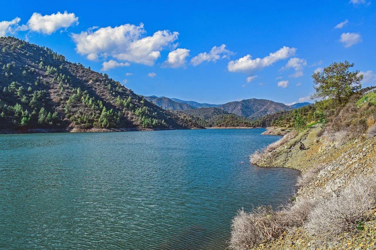 Autumn colours in the Troodos mountains, Cyprus, in November