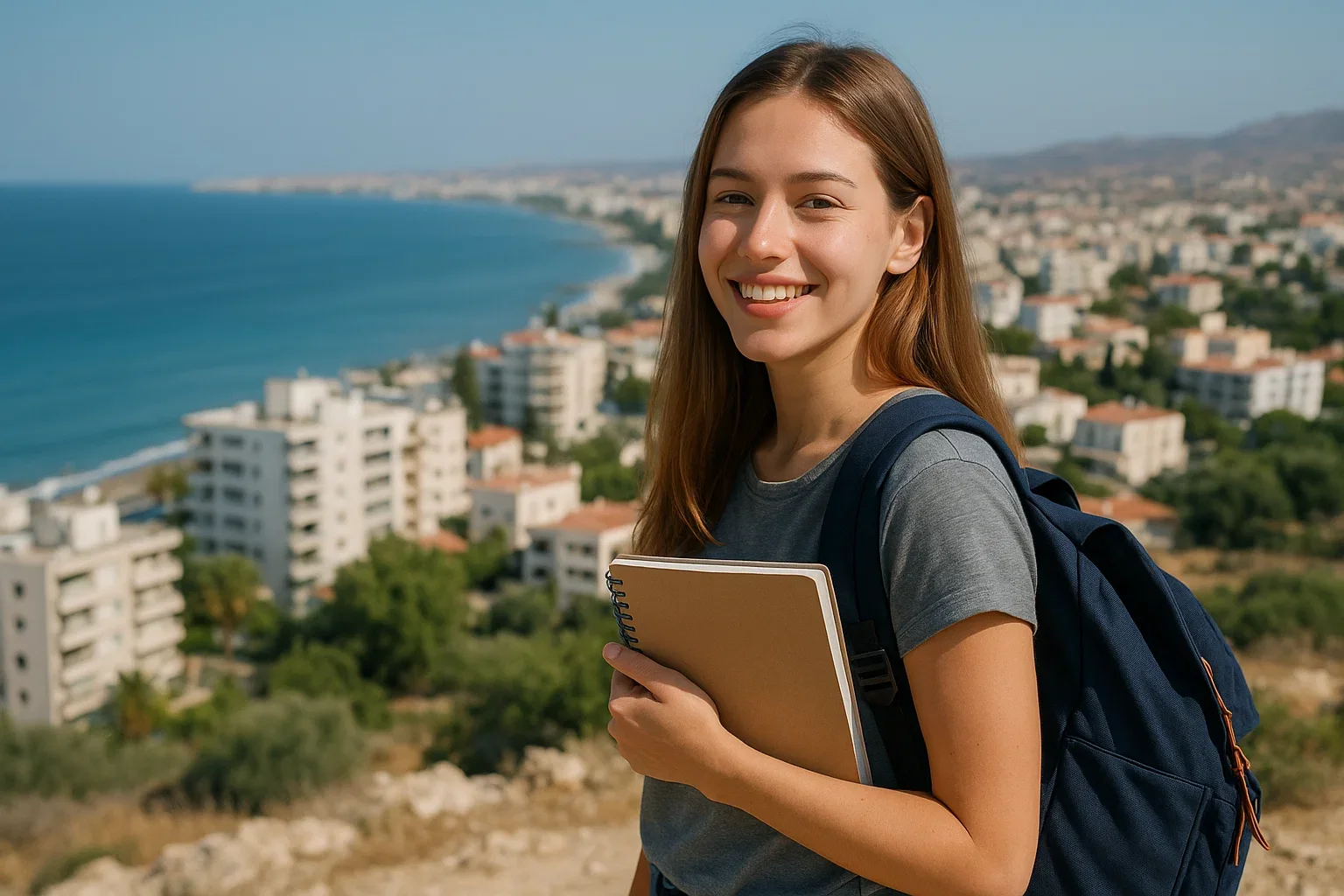 Students at a university in Cyprus