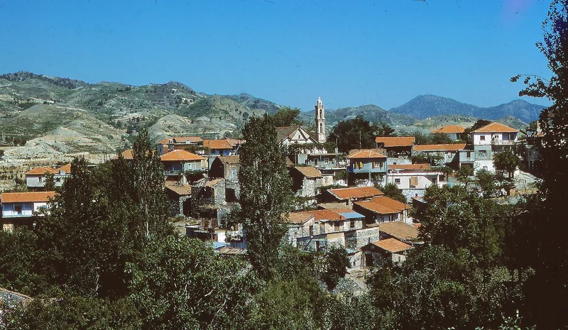 Lania village, Limassol district, Cyprus