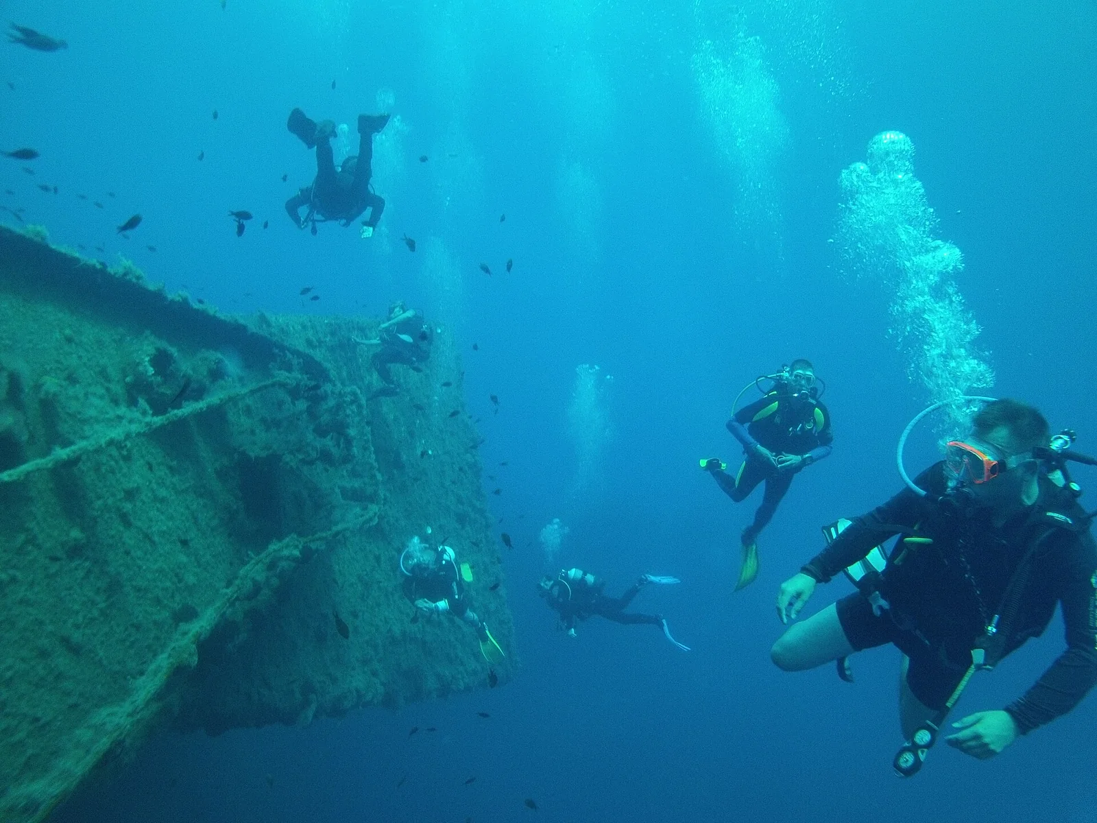 Diving the Zenobia wreck off Larnaca